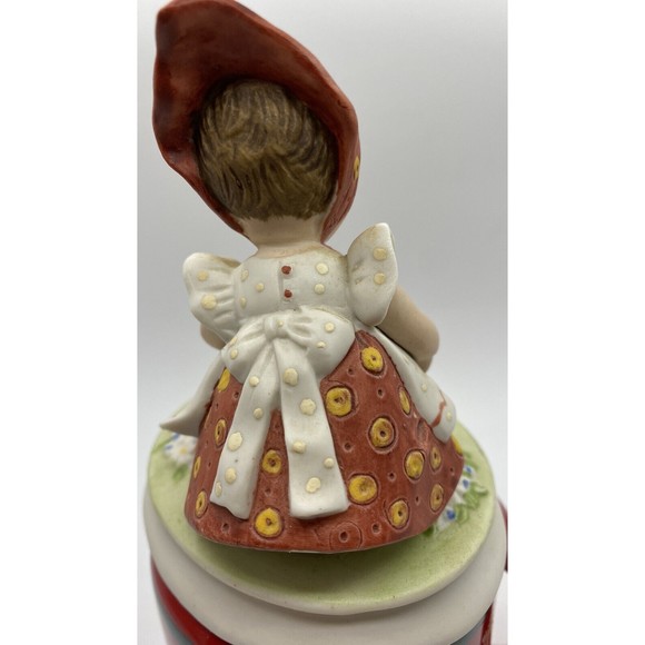 VTG Special Moments Girl Cat Figurine Gretchen Series 1 Designers' Collect 1979 - Picture 3 of 6